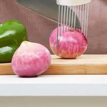 Load image into Gallery viewer, Handy Stainless Steel Onion &amp; potato Cutter