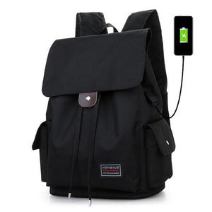 Men's Backpacks Drawstring Laptop Rucksack