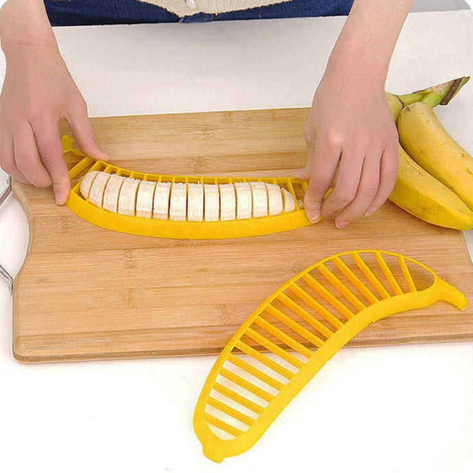 Banana Slicer Cutter Peeler Chopper For Fruit Salad