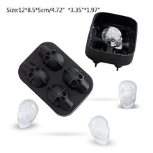 Load image into Gallery viewer, Skull 3D Ice Mold