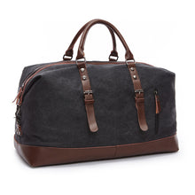 Load image into Gallery viewer, Canvas Leather Men Travel Bags